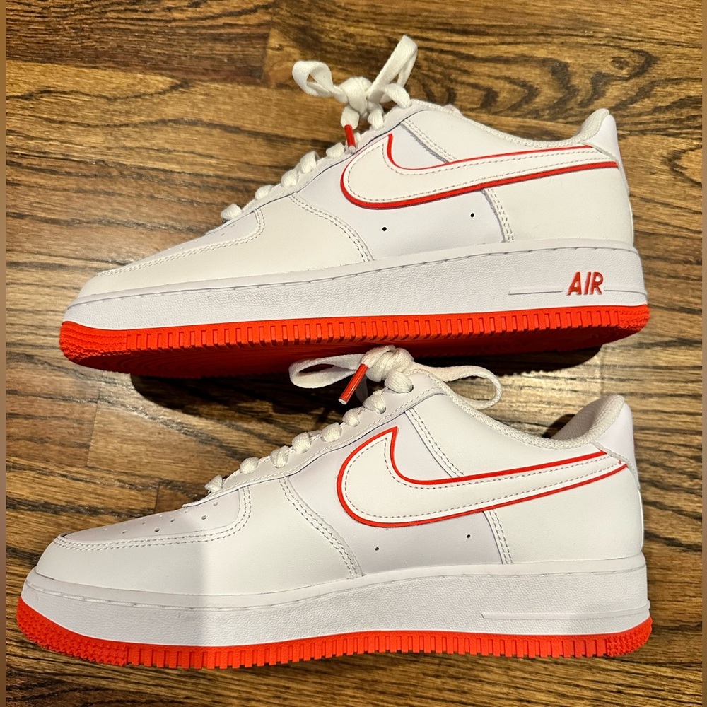 Nike Air Force 1 Low '07 Red/White Men’s 7.5 New With Box